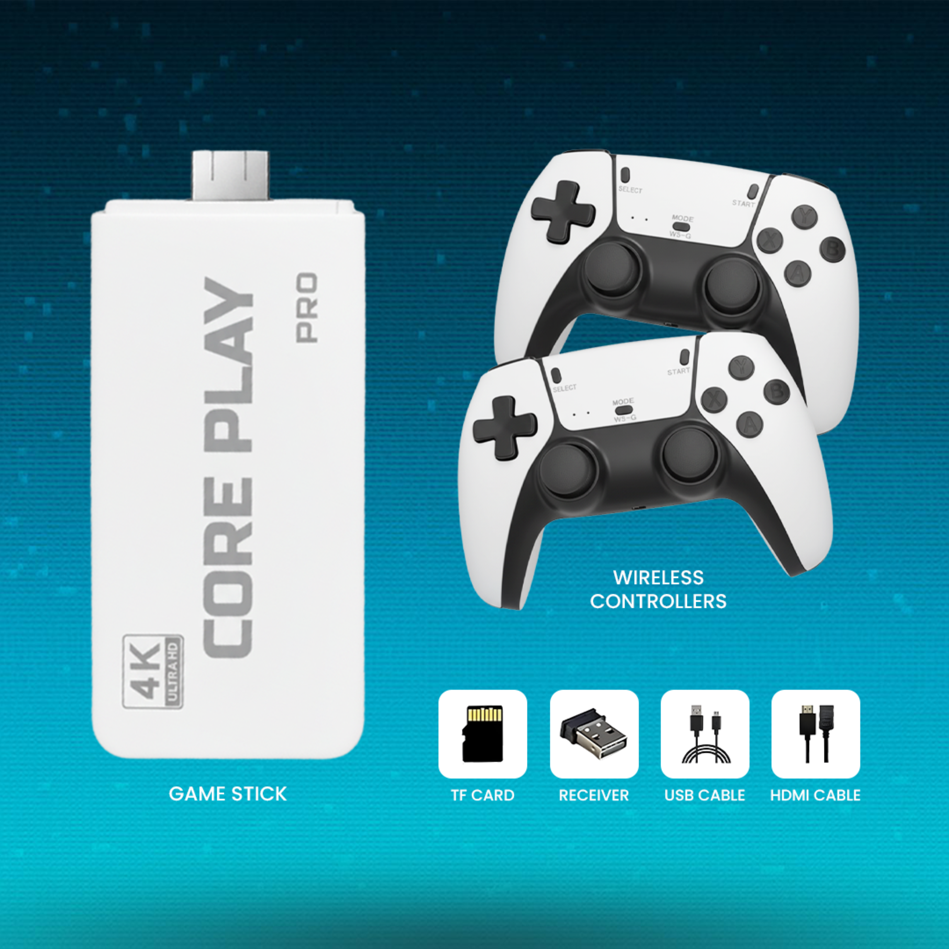 CorePlay Stick™ | 30.000 Legendarische Games in Één Krachtige Stick