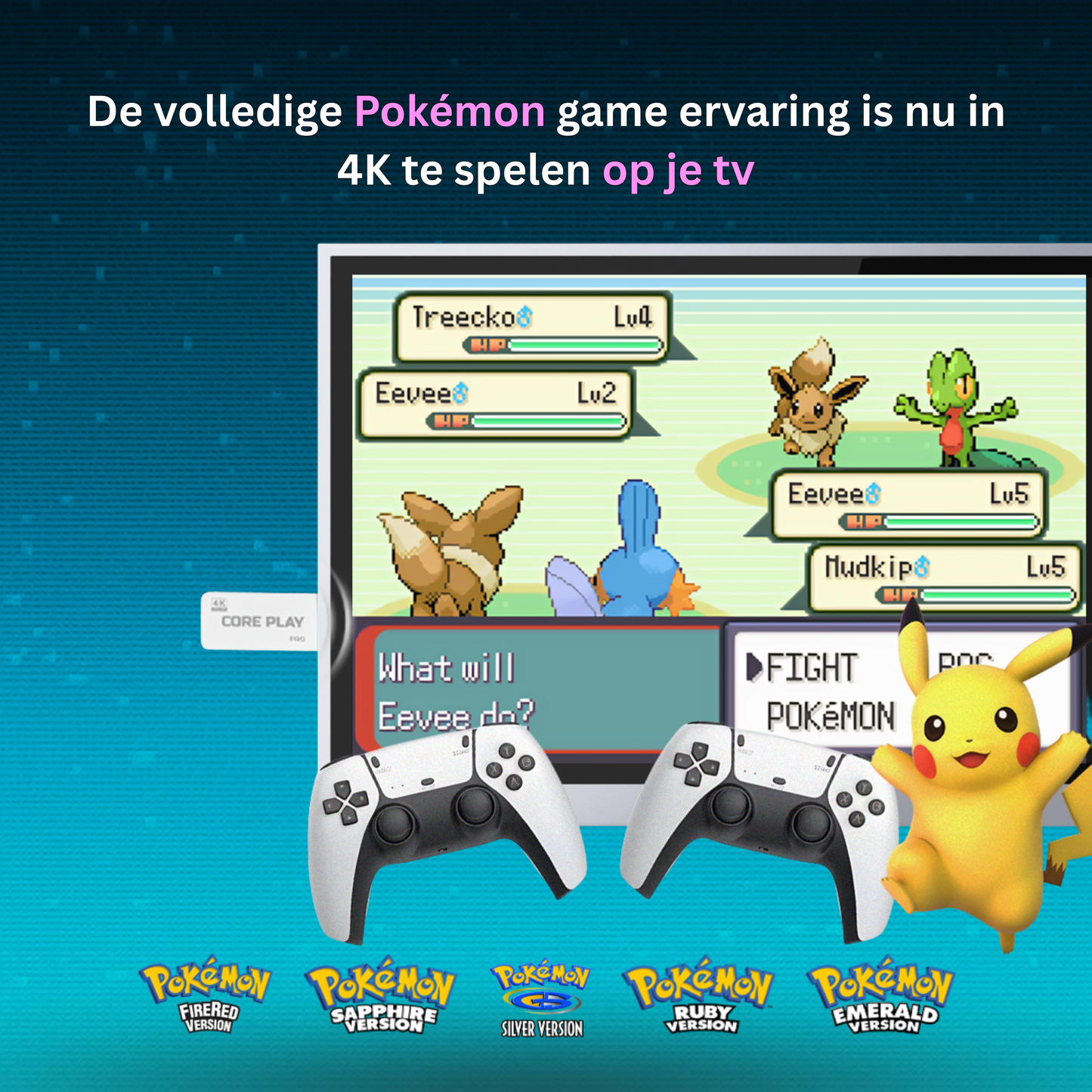 CorePlay Stick™ | 30.000 Legendarische Games in Één Krachtige Stick