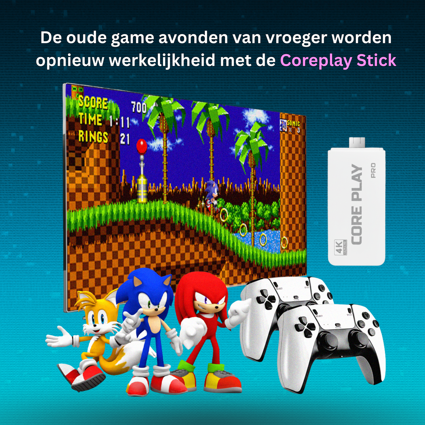 CorePlay Stick™ | 30.000 Legendarische Games in Één Krachtige Stick